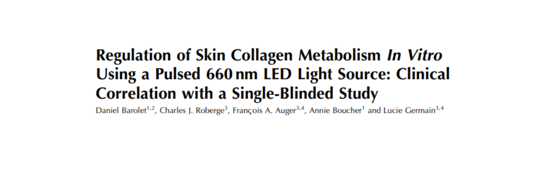 LED LIGHT THERAPY FOR COLLAGEN ENHANCEMENT