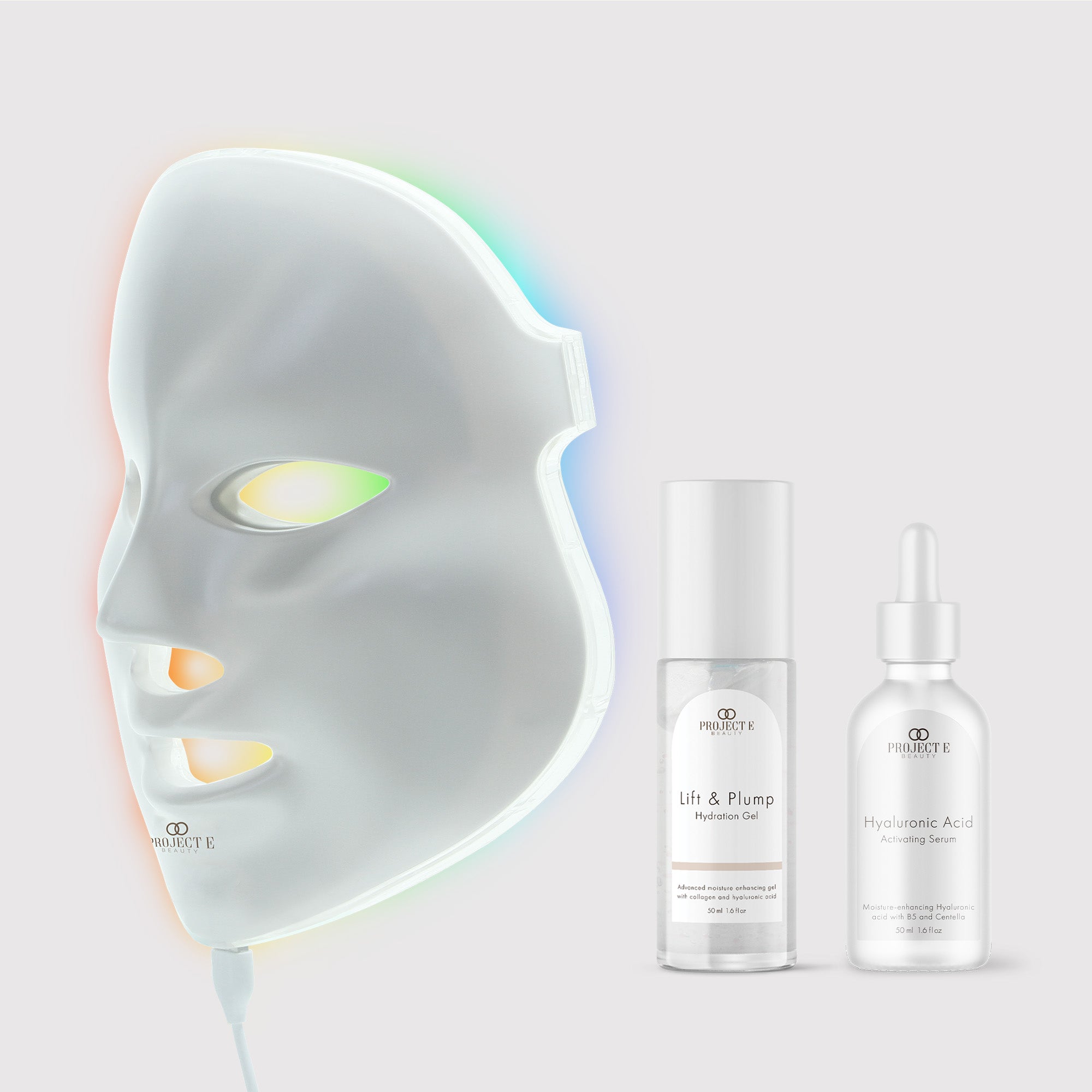 Anti-Wrinkle Radiance Set: Clinically proven LED therapy to reduce wrinkles, refine texture, and enhance skin radiance.